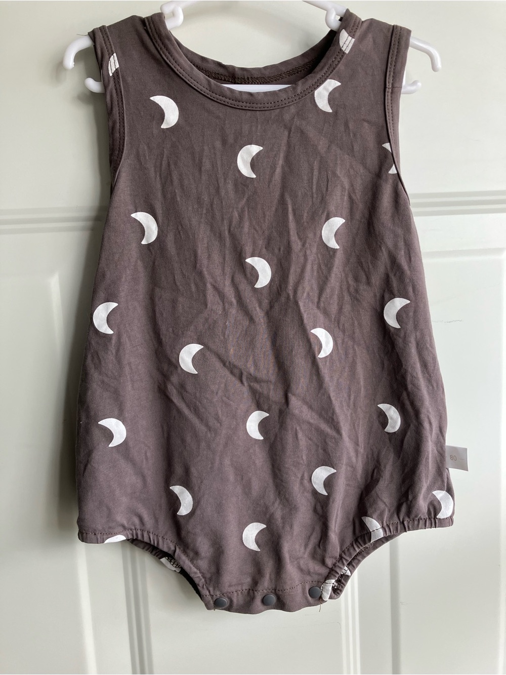 Bubble romper grey moons size 80 / 12 months